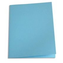 Paquet de 250 sous-chemises en papier recyclé 60 grammes - coloris bleu