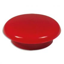 Aimants 1er Prix - Diamètre 22mm - Formats Ronds - Coloris Rouge - Boite De 7