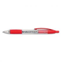 Stylo à bille rétractable 1er prix - pointe moyenne - Grip de préhension - rouge