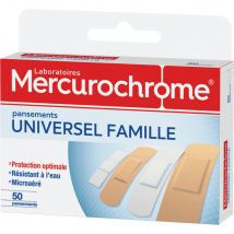 Pansements famille Mercurochrome - boîte de 50 - Lot de 2