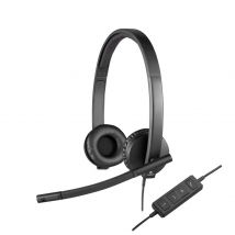 Casque USB Logitech H570e - Micro-casque - sur-oreille - filaire