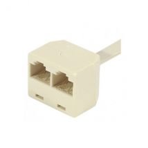 Eclateur De Paires Rj45 M/f/f Ethernet - Cordon 15 Cm