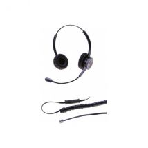 DACOMEX Perle - casque téléphone binaural micro Flex antibruit