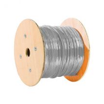 EKIVALAN CABLE DOUBLE MONOBRIN S/FTP CAT7 GRIS LS0H RPC Dca - 300M