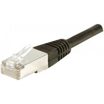 Câble de réseau noir 0,5 m cat6 f/utp (ftp)