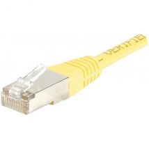 Cordon RJ45 catégorie 5e F/UTP jaune - 3 m