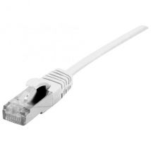 DEXLAN Cordon RJ45 CAT 6A S/FTP LSOH SNG FIN blanc - 1 m