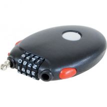 Cadenas à code avec câble acier rétractable 1,8m