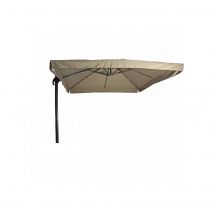 Zweefparasol Virgo - Ecru - 3 x 3 Meter - Lesli Living