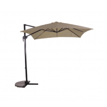 Zweefparasol Libra - Taupe - 2,5 x 2,5 Meter - Lesli Living