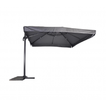 Zweefparasol Virgo - Grijs - 3 x 3 Meter - Lesli Living