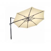 Zweefparasol VirgoFlex - Ecru - Ø3,5 Meter - Lesli Living