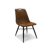 Eetkamerstoel Trofee - Microvezel - Cognac - MxSofa