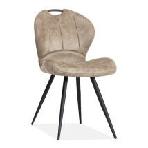 Eetkamerstoel Miracle - Microvezel - Zand - MxSofa
