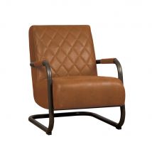 Fauteuil Civo - Microleder - Cognac - Tower Living