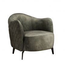 Fauteuil Bondo - Fluweel - Donkergroen  - Tower Living