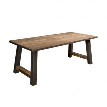 Eettafel Nano - Salhout - Bruin - 180 cm - Tower Living