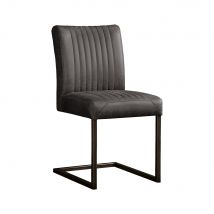 Eetkamerstoel Ferro - Microvezel - Antraciet - Tower Living