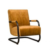 Fauteuil Riva - Fluweel - Okergeel - Tower Living