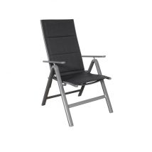 Tuinstoel Parma – Verstelbaar – Textileen – Antraciet – SenS-Line