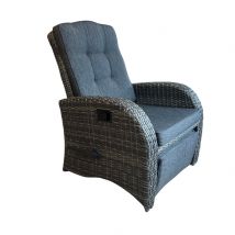 Relaxfauteuil Casablanca - Verstelbaar - Antraciet - Qopps