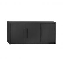 Dressoir Broadway - 180 cm - Lamulux - Noir - Maxfurn