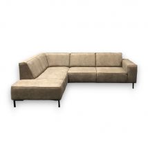 Bank Otis - Preston Stof - Antraciet - Loungebank - WGXL Collection Lounge + 2,5 zits Taupe