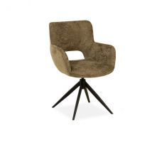 Eetkamerstoel Darwin- Microstof - Curry - MxSofa