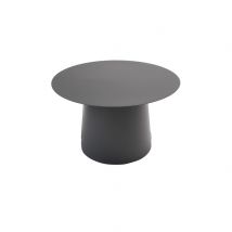 Koffietafel Okios - 70 cm - Antraciet - Rond - Qopps