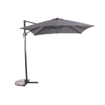 Zweefparasol Libra - Grijs - 2,5 x 2,5 Meter - Lesli Living
