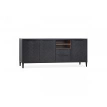 Dressoir Gamma - Lamulux - Old piano - Old teak - Maxfurn