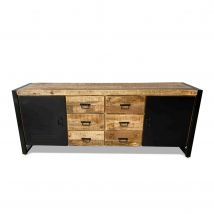 Dressoir Marlous - Mangohout - 200 cm - WGXL Collection