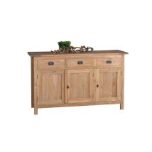 Dressoir Asten - 3 Deurs - Oud Teakhout - WGXL Collection