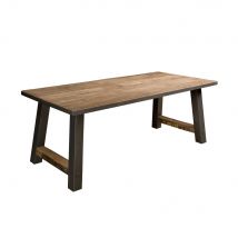 Eettafel Nano - Salhout - Bruin - 220 cm - Tower Living