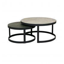Tuintafelset Sprog - Aluminium - Rond - Qopps