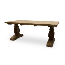 Kloostertafel - Oud Teakhout - Outdoor - 200 cm - WGXL Collection