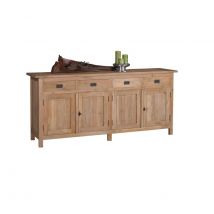 Dressoir Asten - 4 Deurs - Oud Teakhout - WGXL Collection
