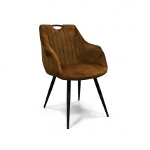 Eetkamerstoel Royce - Microweefsel - Cognac - MxSofa