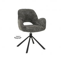 EetkamerstoeI Isola - Stof Haga - Charcoal - Tower Living