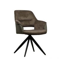 Eetkamerstoel Mels - Voss - Taupe 38 - Wildeboer