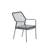 Stapelstoel Dido - Aluminium - Black - Garden Impressions
