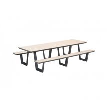 Picknickbank Bell - Vironwood - Aluminium - 280 cm - Garden Impressions