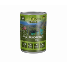 6 x 400g, WILDBORN Blackwoods Hundefutter mit Wild