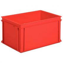 Utz - Muovilaatikko eu perus 60 l punainen 600 x 400 mm