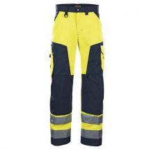 Blaklader - Highvis housut huomio keltainen/mariininsininen c62