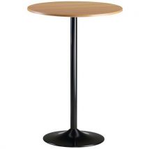 Pöytä rondo pyökki/musta korkeus 110 cm - Witre