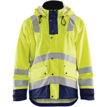 Blaklader - Sadetakki Taso 2 Huomio Keltainen/Mariininsininen XL