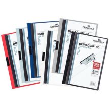 Durable - Duraclip-kansiot joissa on 30 mm:n seläke eri värejä