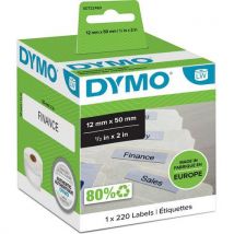 Dymo - Etiketit riippukansiot dymo 50 x 12 mm 220 kpl