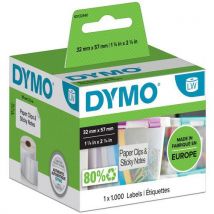 Dymo - Etiketit yleismalli dymo 57 x 32 mm 1000 kpl